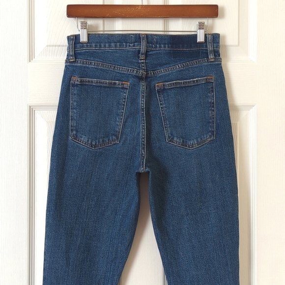 Abercrombie & Fitch Classic Distressed Medium Wash High Rise Skinny Jeans 28 - Picture 5 of 14